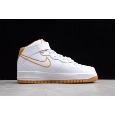 Nike Erkek Air Force 1 Mid '07 Beyaz Kaykay Ayakkabı Türkiye - SF2JJERC